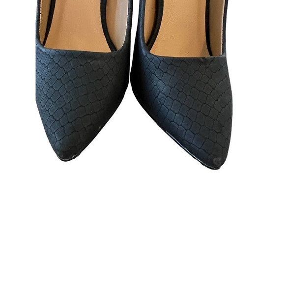 Diba London 3.5" Heels Black Snake Pattern "Beth"  6.5 - Picture 7 of 8
